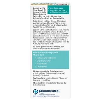 Doppelherz Gelenk Öl Omega-3 250ml 6 Doppelherz Gelenk Öl Omega-3 250ml – Bild 6