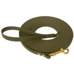 Bio-leine 15-25 Kg Biothane Schleppleine Oliv 3 M