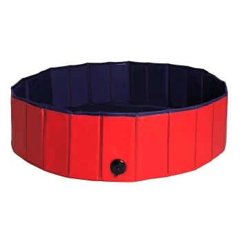 Lionto 120 Cm Hundepool Mit Ablassventil - Faltbar 1 Lionto 120 Cm Hundepool Mit Ablassventil - Faltbar