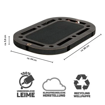 Canadian Cat Company Katzenspielplatz PlayPlate Black Schwarz 7 Canadian Cat Company Katzenspielplatz PlayPlate Black Schwarz – Bild 7