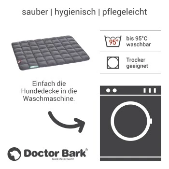 Doctor Bark Hundedecke Grün M 4 Doctor Bark Hundedecke Grün M – Bild 4