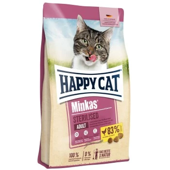HAPPY CAT Minkas Sterilised Geflügel 10 Kg 1 HAPPY CAT Minkas Sterilised Geflügel 10 Kg