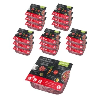 ProCani Frisch & Fertig Welpen Menü Rind 16x500 G 1 ProCani Frisch & Fertig Welpen Menü Rind 16x500 G