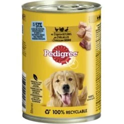 Pedigree Classic 12x400g 3 Sorten Geflügel