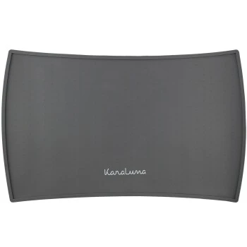 KaraLuna Napfunterlage Aus Silikon 60x40 Cm Geschwungen Grau 1 KaraLuna Napfunterlage Aus Silikon 60x40 Cm Geschwungen Grau