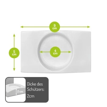 Bomi Zubehör Schutzgitter 4er Set Wandschützer 3 Bomi Zubehör Schutzgitter 4er Set Wandschützer – Bild 3