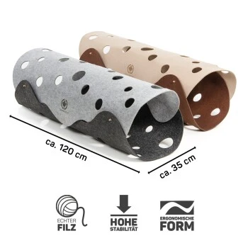 Canadian Cat Company Filz Katzentunnel XXL 4 Canadian Cat Company Filz Katzentunnel XXL – Bild 4