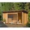 Sauerland Hundezwinger Balu Mit Hundehütte 3 M, 2 M, 2,15 M Ohne Bodenplatte