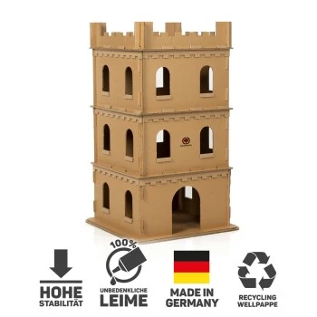 Canadian Cat Company Katzenburg XL Aus Pappe 7 Canadian Cat Company Katzenburg XL Aus Pappe – Bild 7