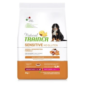 Natural Trainer Sensitive No Gluten Lachs 3 Kg 1 Natural Trainer Sensitive No Gluten Lachs 3 Kg