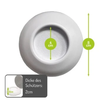 Bomi Zubehör Schutzgitter 4er Set Wandschützer 4 Bomi Zubehör Schutzgitter 4er Set Wandschützer – Bild 4