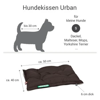 Doctor Bark Country-Kissen Sandbraun S 3 Doctor Bark Country-Kissen Sandbraun S – Bild 3