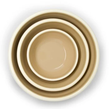 Lills Emaillenapf "Balu" - Gr. M - Sand 3 Lills Emaillenapf "Balu" - Gr. M - Sand – Bild 3