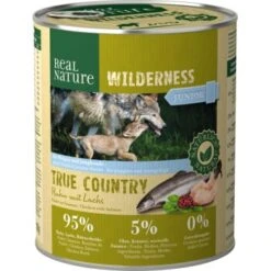 REAL NATURE WILDERNESS Junior True Country Huhn & Lachs 6x800 G