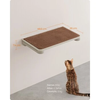 FEANDREA Clickat Katzenbrett Für Die Wand 6 FEANDREA Clickat Katzenbrett Für Die Wand – Bild 6