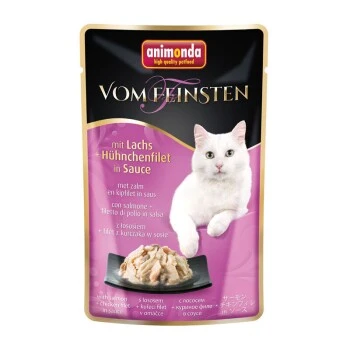 Animonda Vom Feinsten 18x50g Mit Lachs & Hühnchenfilet, In Sauce 1 Animonda Vom Feinsten 18x50g Mit Lachs & Hühnchenfilet, In Sauce
