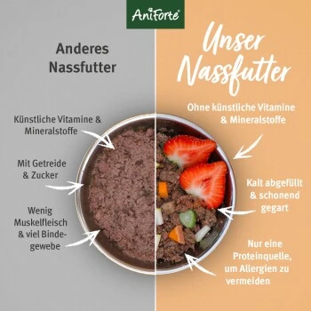 Aniforte Nassfutter Junior Menue Rind 6 X 400g 5 Aniforte Nassfutter Junior Menue Rind 6 X 400g – Bild 5