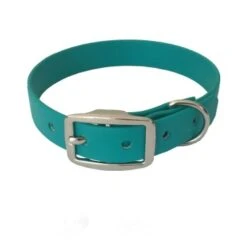 Bio-leine 46-56cm HU Biothane Halsband Türkis 21 Cm, 30 Cm