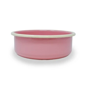 Lills Emaillenapf "Nele" - Gr. M - Altrosa 1 Lills Emaillenapf "Nele" - Gr. M - Altrosa