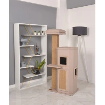 Petliving Kratzbaum Ela Beige 5 Petliving Kratzbaum Ela Beige – Bild 5