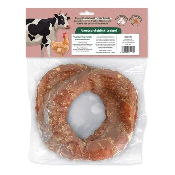 Knuffelwuff Riesen Kringel Mit Hühnerfilet 2 Knuffelwuff Riesen Kringel Mit Hühnerfilet – Bild 2