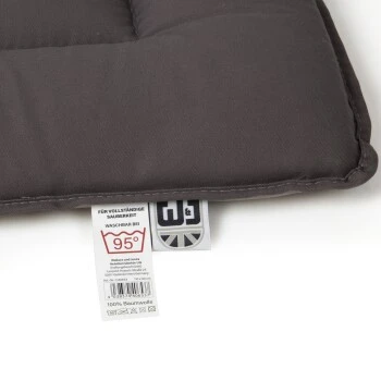 Wallace & Jones Gepolsterte Wendedecke Shepherd Hellgrau/ Dunkelgrau S 7 Wallace & Jones Gepolsterte Wendedecke Shepherd Hellgrau/ Dunkelgrau S – Bild 7